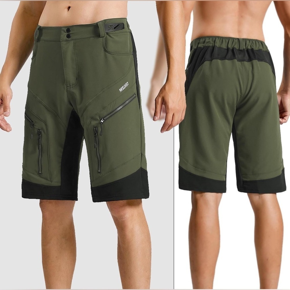 Arsuxeo Men’s Cycling Shorts, Size L